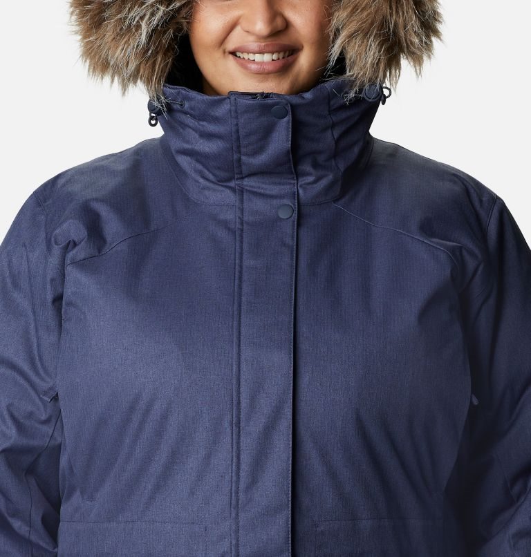 Jachete Parka Columbia Juniper Ridge Omni-Heat Infinity Down Dama Bleumarin | Plus Size QJ80719MZ